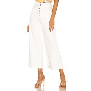 Free People We The Free Colette Wide-leg Capri Jeans, Size 28